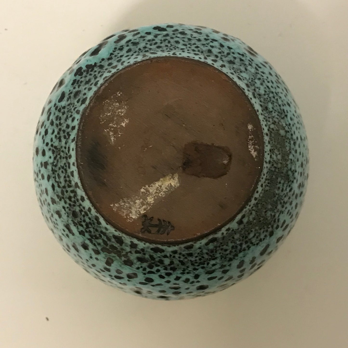 1960s Turquoise Lava Bowl